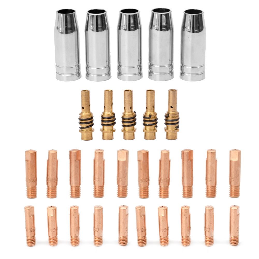 Set potrošnega materiala za MIG/MAG gorilnik MB15 - 30 delni
