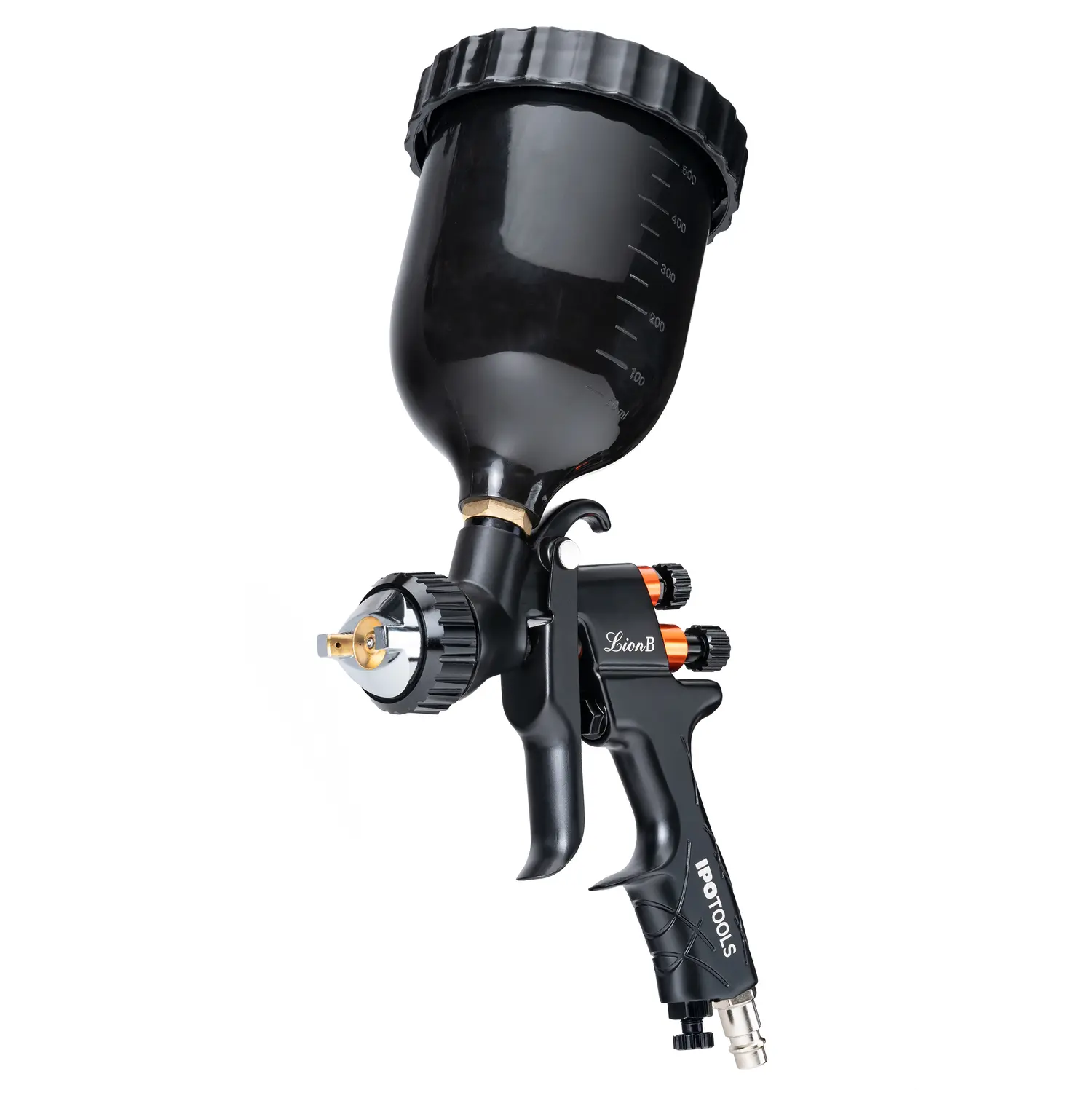 Lakirna pištola LION B HVLP 1.7mm in dodatno šobo 1.4mm s pripadajočo opremo - slika 2