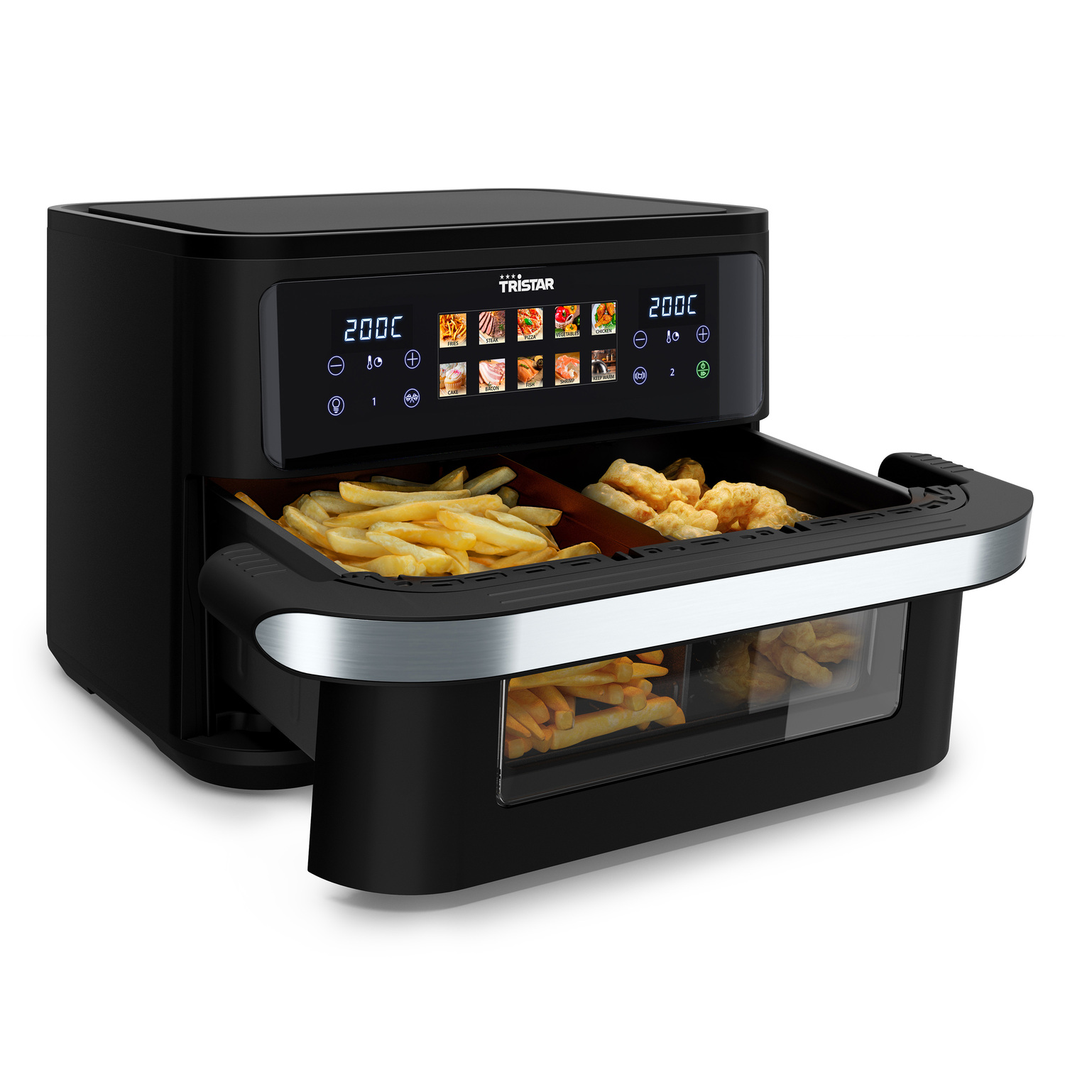 Cvrtnik na vroč zrak Tristar Airfryer Dual Flex
