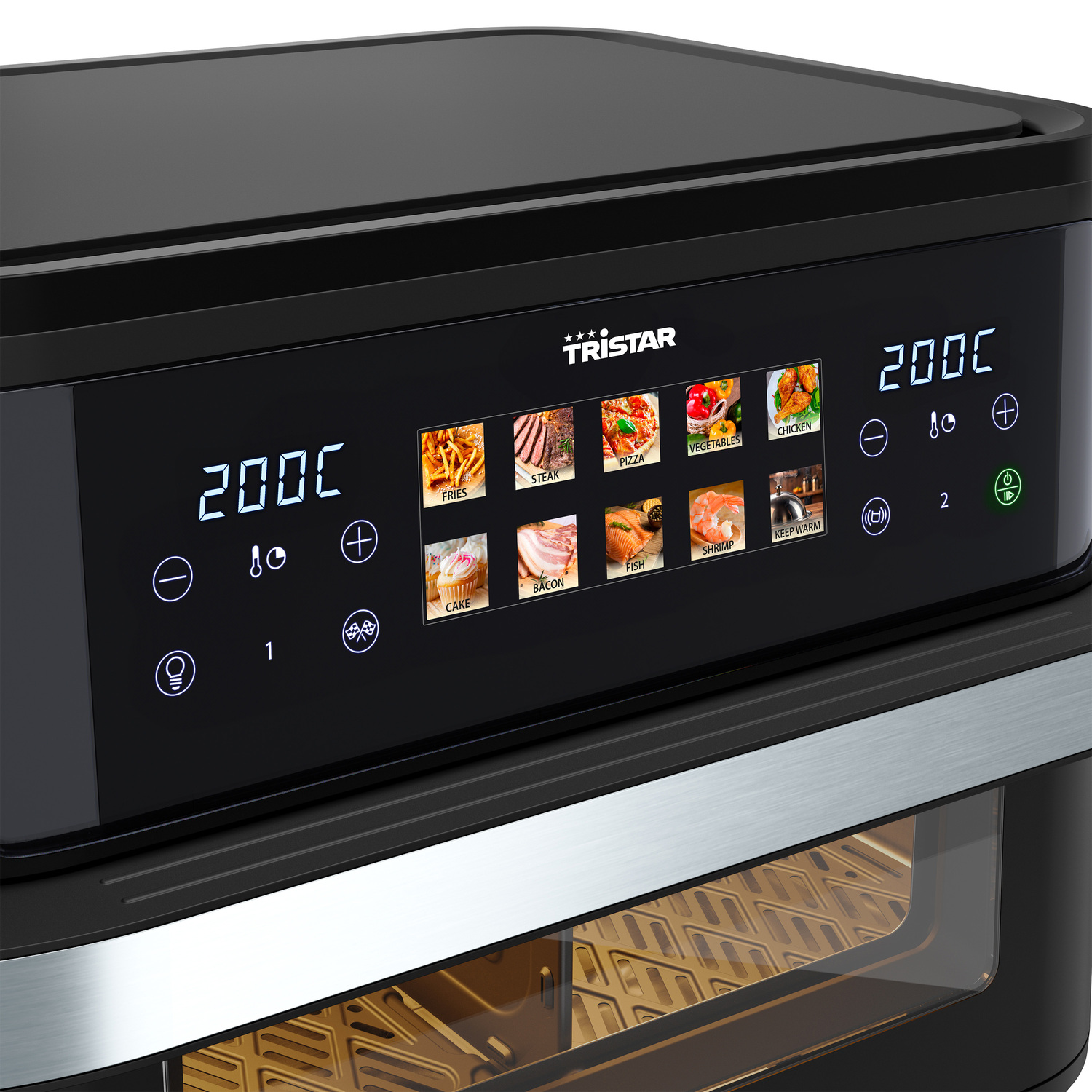 Cvrtnik na vroč zrak Tristar Airfryer Dual Flex - slika 5