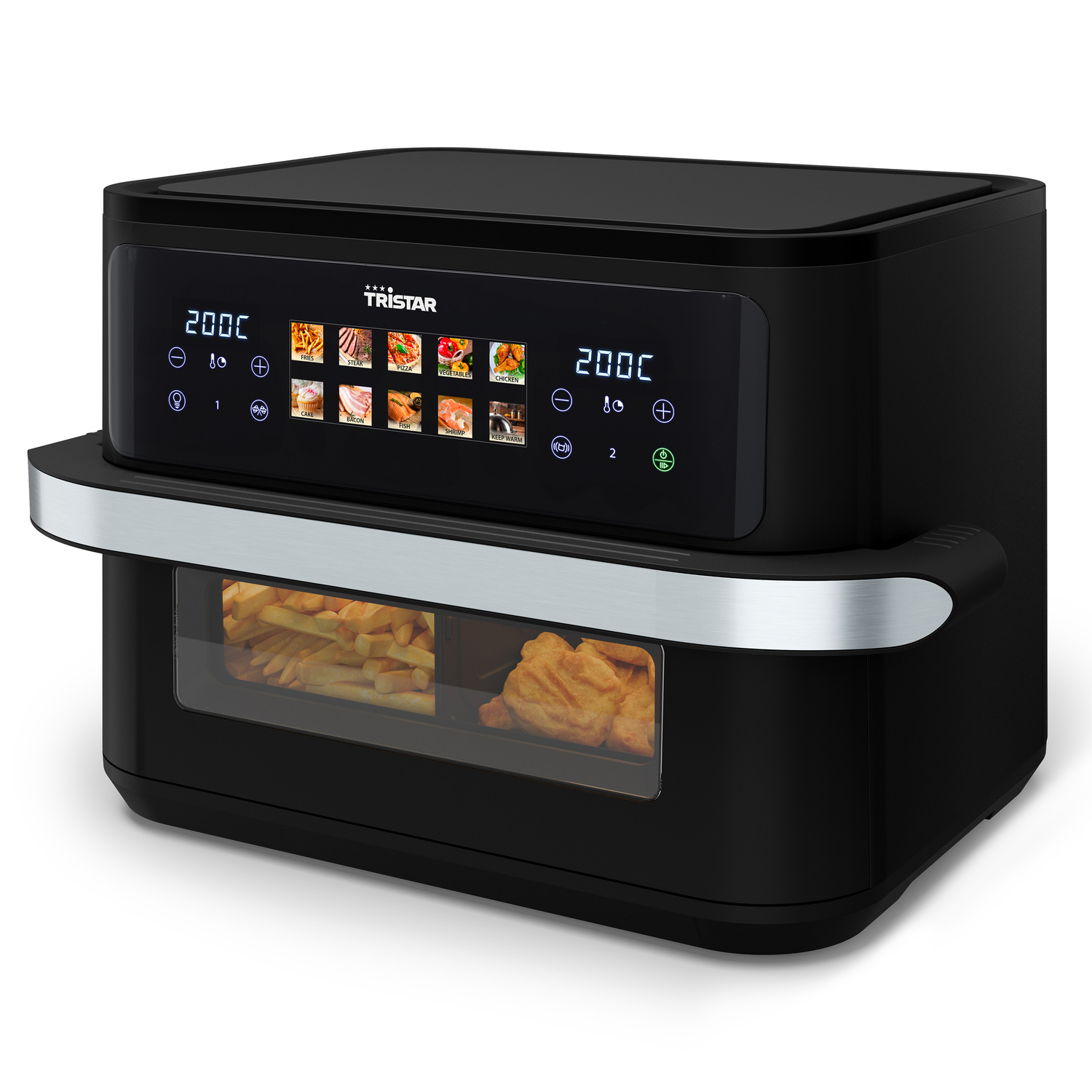 Cvrtnik na vroč zrak Tristar Airfryer Dual Flex - slika 4